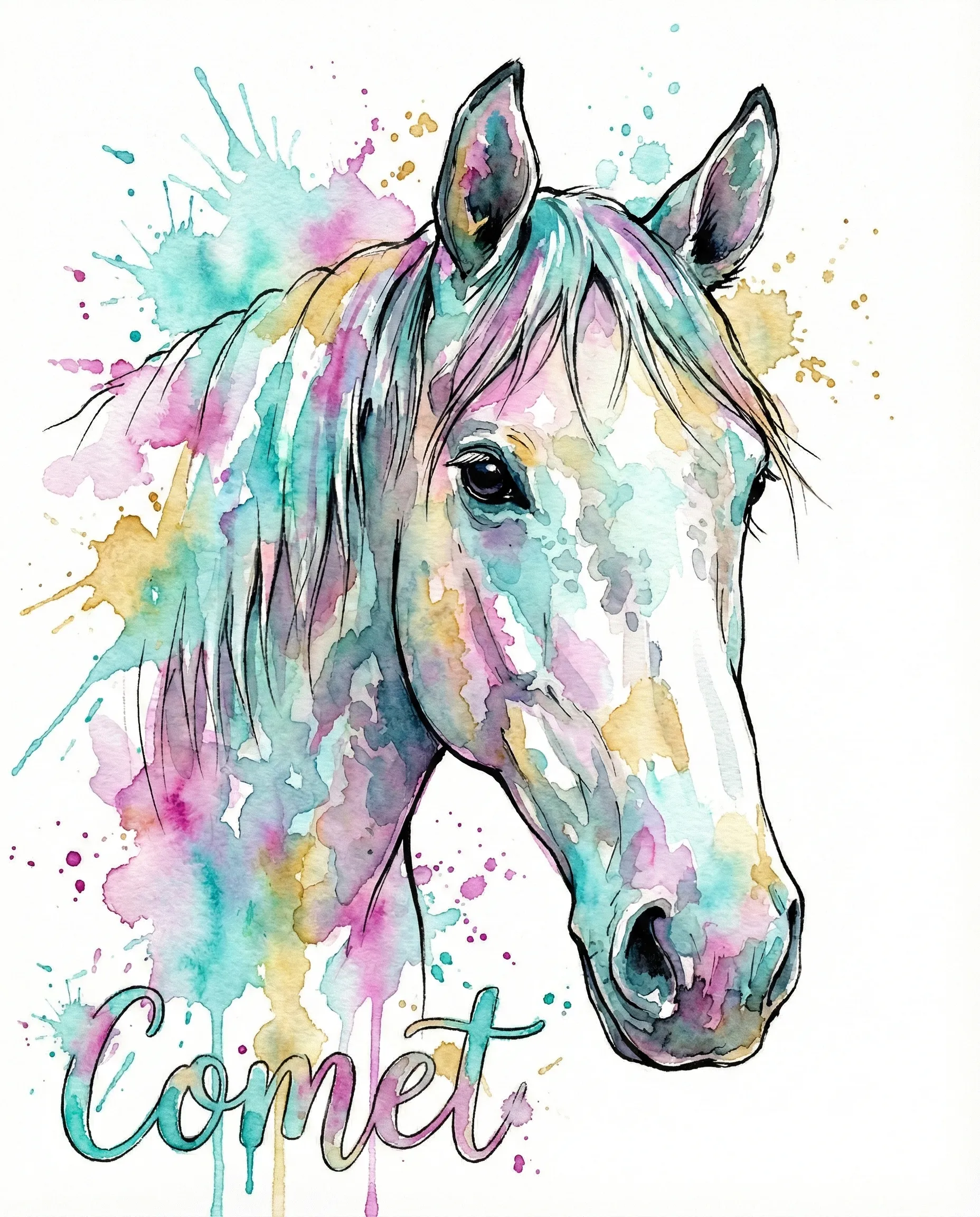 Pet Memorial Portrait