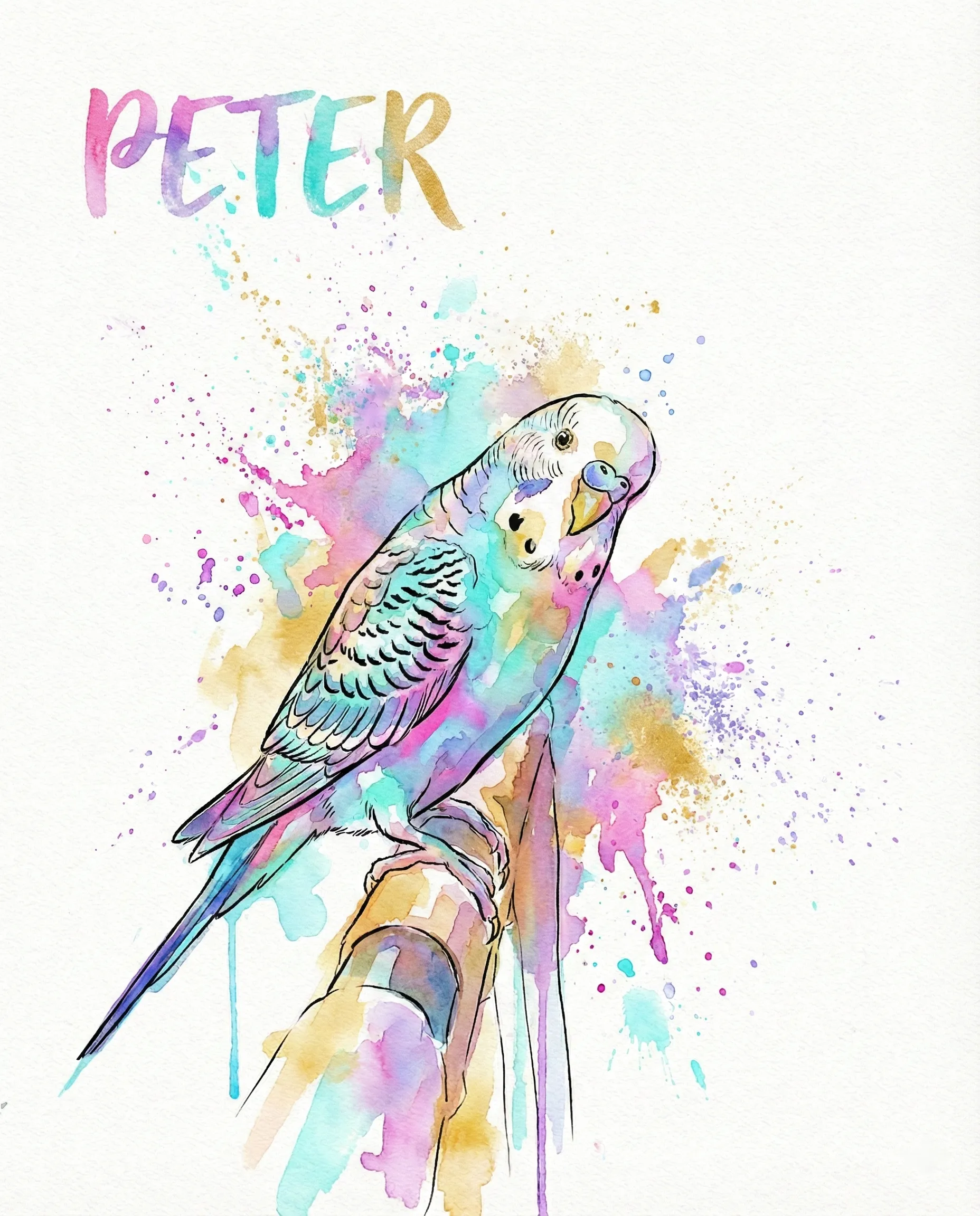 Pet Memorial Portrait