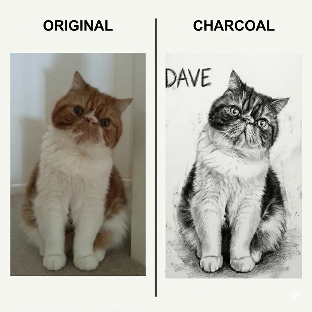 Pet Memorial Portrait