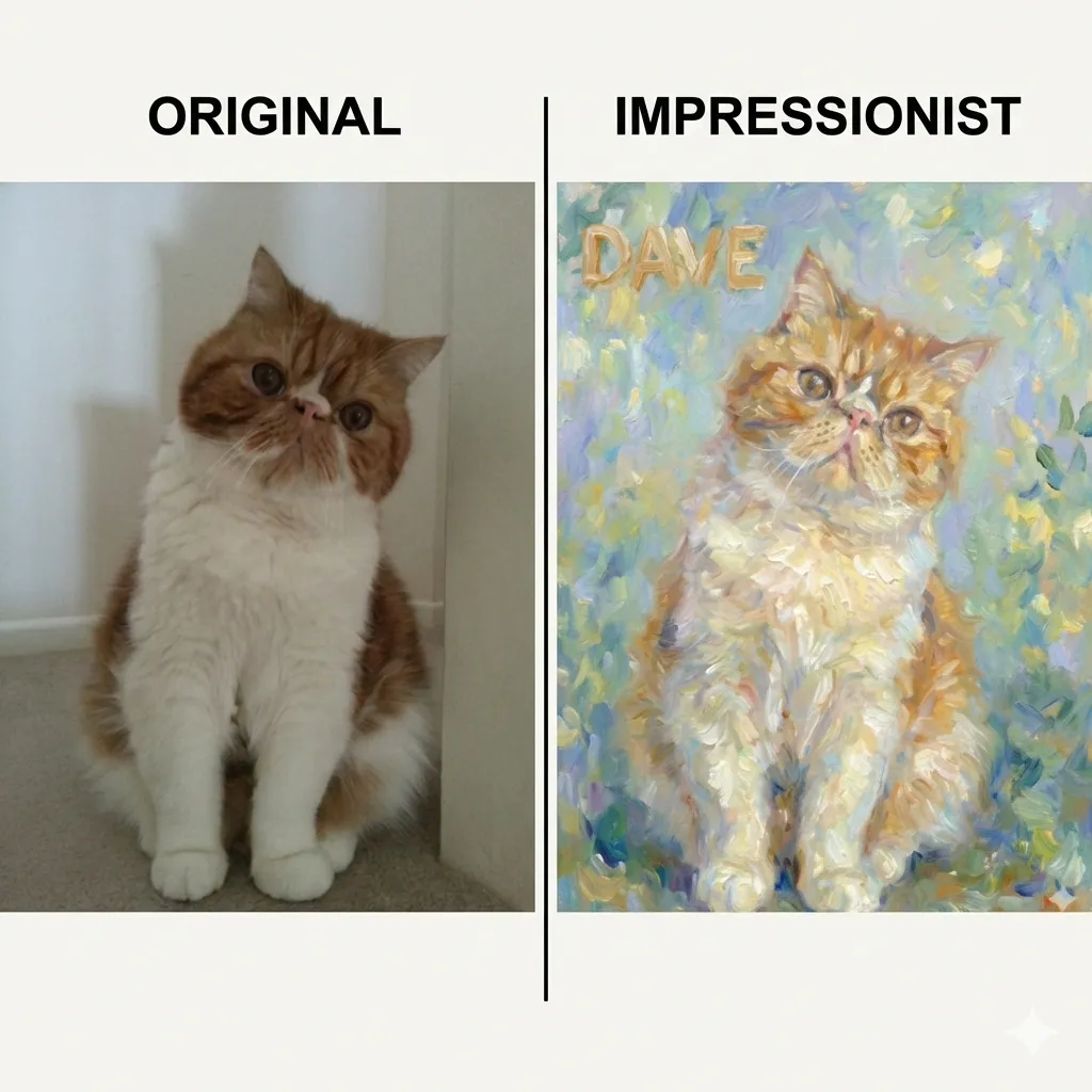 Pet Memorial Portrait