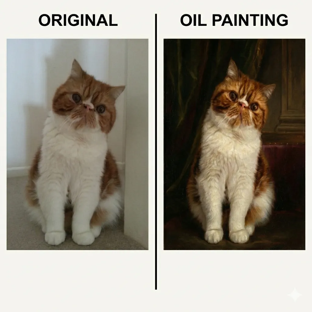 Pet Memorial Portrait