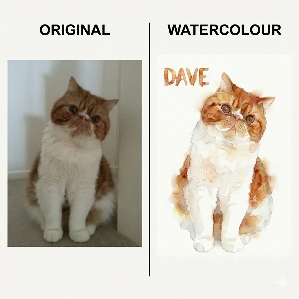 Pet Memorial Portrait