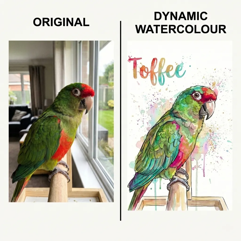 Pet Memorial Portrait